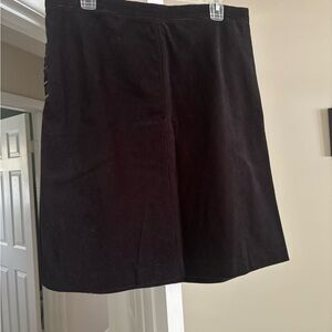 Tommy Hilfiger Black A-Line Knee-Length Skirt